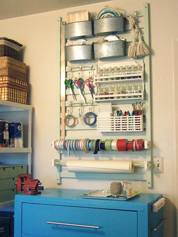 Crib turned craft station